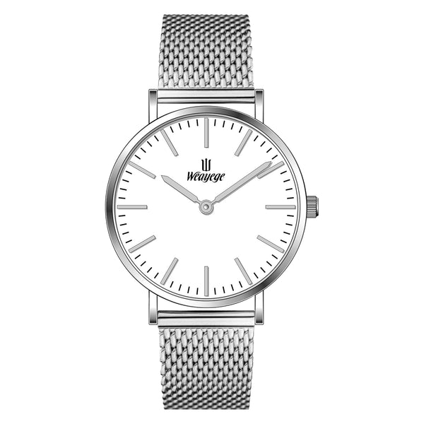 Weayege Women's simple and stylish quartz waterproof watch with Japanese quartz movement. A versatile daily commuter watch.